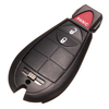 Distant cas de coquille clé pour Chrysler Dodge 3 Bouton remplacement noir