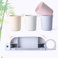 Distributeur automatique de dentifrice 4 en 1 + brosse à dents + sèche-cheveux + support de tasse