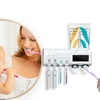 Distributeur automatique de dentifrice UV Porte-brosse à dents léger Boîte de stérilisateur de salle de bain à domicile