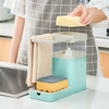 Distributeur de pompe à savon de cuisine 800ML porte-éponge de nettoyage distributeur de liquide conteneur presse organi