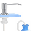 Distributeur de savon pour évier de cuisine et Kit de tube dextension Tube Chrome tête de pompe à savon liquide pou