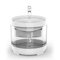 Distributeur deau automatique 2L débit deau réglable fontaine deau pour chat clair Ultra silencieux chat