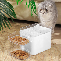 Distributeur deau pour animaux de compagnie 2L Abreuvoir automatique en forme de coeur pour chien et chat
