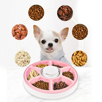 Distributeur automatique de nourriture pour chiens et chats à 5 repas pour chiens,  chats et petits animaux,  nourriture h