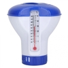 Distributeurs de savon Flottant Piscine Distributeur de chlore chimique avec thermomètre Tablette Distributeur de savon