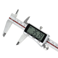 Ditron 6 Inch 150mm Digital Vernier Caliper Stainless Steel Electronic Pachometer Micrometer Color LCD Backlight Caliper