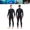 DIVE&SAIL 3MM Neoprene Full Body Wetsuit Long Sleeve Smooth Skin Gaskets Back Zip Keep Warm for Surfing Swimming