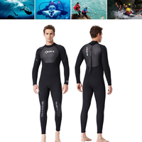 DIVE&SAIL 3MM Neoprene Wetsuit Full Suit for Men Diving Surfing Swimming Thermal Rash Guard Snorkeling Skins