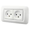Dixinge Israel Standard Power Dual Socket Israel Type Wall Socket Prise de courant 16A 250V Power Outlet