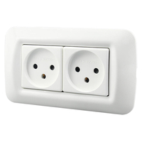 Dixinge Israel Standard Power Dual Socket Israel Type Wall Socket Prise de courant 16A 250V Power Outlet