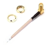 DIY 100mm RG178 SMA / RP-SMA Femelle Angle Droit Pigtail Antenne Extension Adaptateur À Souder Câble Pour RC Drone