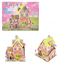 DIY 3D Jigsaw Puzzle Toy Puzzle pour enfants Passe-temps Jouets éducatifs