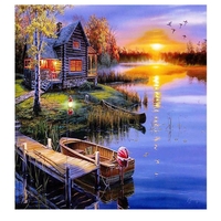 DIY 5D Diamant Peinture Paysage Art Artisanat Kit À La Main Décorations Murales Cadeaux pour Enfants Adulte