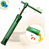 Diy argile extrudeuse en acier inoxydable rotatif argile bondé boue pistolet outil d