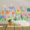 DIY Feuilles Vertes Stickers Muraux Fleur pour Chambre Cuisine Décorations de Chambre Denfants