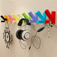 Diy flèche pothook mur en bois monté accroché flèche crochet mur décor cintre