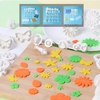 DIY Fondant Cake Cutter Gaufrage Moule Outil Dimpression Bonbons Biscuit Cuisson Ensemble
