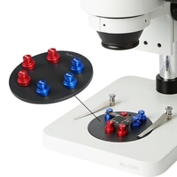 DIY Microscope Universel En Acier Inoxydable PCB Circuit Board Holder Fixation Pour Lindustrie Stéréo Microscope St