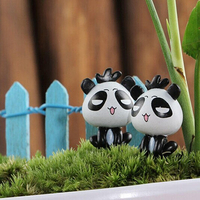 DIY Miniature Cute Panda Ornements Décor de jardin de plantes en pot