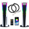 DIY RGB LED String Light Strip Ring Lamp pour console de jeu PS5 pour PlayStation 5 Accessoires décoratifs Prise en char