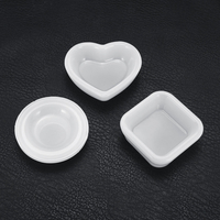 DIY Résine Coulée Moules Coeur Carré Forme Ronde Mod Clair Silicone Artisanat Faisant Moule