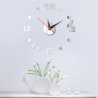 DIY Wall Bird sans cadre 3D Acrylique Miroirs Surface Wall Sticker Décoration de la maison