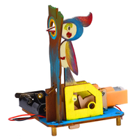 DIY Woodpecker Intelligence Training Model Blocks Jouets