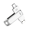 DM 2 en 1 Type-C & USB3.1 Flash Drive Dual Interface OTG Memory Flash Disque 32G 64G 128G 256G 360° Rotation Thumb Drive