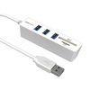 DM C8 USB2.0 HUB lecteur de carte SD TF adaptateur de carte mémoire multi-fonction 180 Mbps 3 ports USB2.0 Splitter Exte