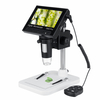 DM3 Pro 1000X 4.3 pouces 1080P télécommande Portable microscope numérique caméra loupe avec 8 LED lumières Base en plast