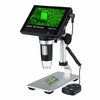 DM3 Pro 1000X 4.3 pouces 1080P télécommande Portable microscope numérique loupe caméra avec 8 LED lumières base en métal