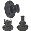 DN25 3 pouce En Plastique Chimique Pipeline Pétrolier Joint Alcali Résistant Corrosion Résistant Tête Masculine Couvre T