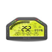 DO903III 12V 8-en-1 DPU rallye OBD2 jauge affichage numérique LCD écran course tableau de bord jauge tableau de bord cap