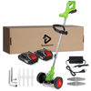 Doersupp 12 / 24V ensemble de coupe-herbe sans fil tondeuse à gazon électrique tondeuse à gazon outils de jardinage dome