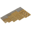 Doersupp 50pcs foret de titane revêtu titanique ensemble 1 / 1.5 / 2 / 2.5 / 3mm HSS bois métal outil de forage