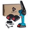 Doersupp 88VF 7500mAh 5 pouces scie à chaîne électrique rechargeable outil de travail du bois de tronçonneuse avec aucun