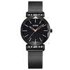 DOM G-1245BK Mode Femmes Montre Étoilé Sky Cadran Hardlex Verre Acier Inoxydable Sangles Quartz Montre