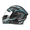 DOT SOMAN casque de moto avec BT casque écouteur interphone rabattable modulaire moto vélo de route 1200 mAh Batterie