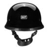 DOT style allemand moto demi-casque casque motocross vélo noir mat M / L / XL