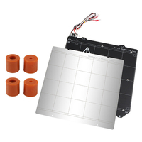 Dotbit 100 * 100 * 2mm MK52 plaque de lit chaud magnétique + plaque dacier Mk52 + 16mm 4 pièces Kit de colonne de G