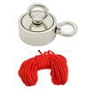 Double aimant de récupération du néodyme du côté 75mm 400KG avec des kits de pêche puissants de récupération doutil