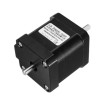 Double arbre Nema 17 moteur pas à pas 1.7A 0.55Nm bipolaire 4 fils pour DIY 3D Pinter CNC