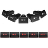 Double barre rouge LED de commutateur de poussoir SPST de tache de conduite inversant la barre lumineuse ON-OF pour VW A