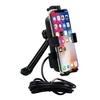 Double chargeur USB CS-344B2 support de téléphone support de rotation de 360 ° pour support de rétroviseur de vélo pour