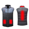 Double système de chauffage gilet hommes Wome USB de charge gilet de chaleur veste manteau thermique chauffe plus