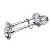 Double trompette fort en acier inoxydable de klaxon de lair 12V 125DB pour le camion RV de voiture de voiture de tr