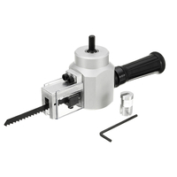 Double Tête YT-180A Bois Tôle Grignoteuse Cutter Power Drill Attachment Holder Outil