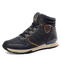 Doublure chaude portable confortable pour hommes Soft Bottines de sport décontractées