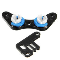 Doublure darbre de câble dinjection + Pinces de fixation de tuyaux dalimentation pour imprimante 3D