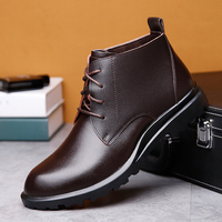 Doublure en cuir de vache pour hommes Doublure antidérapante à lacets bottines décontractées
